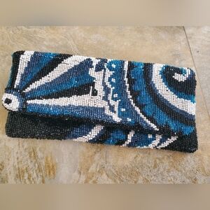 Moyna beaded clutch